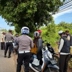 Satlantas Polres Sumenep saat gelar Operasi tertib pajak di Sumenep.