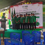 Moment pelantikan PAC GP Ansor Kecamatan Kota Sumenep periode 2025-2028.
