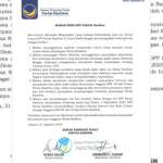 Surat Siaran Pers Partai NasDem. (Istimewa)