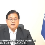 Screenshoot video Wakil Ketua Umum PAN Viva Yoga Mauladi saat menyampaikan siaran pers di akun YouTube PAN TV. (Istimewa)