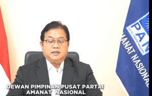 Screenshoot video Wakil Ketua Umum PAN Viva Yoga Mauladi saat menyampaikan siaran pers di akun YouTube PAN TV. (Istimewa)