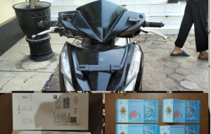 Barang bukti yang diamankan. (Istimewa/Humas Polres Sumenep)