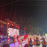 Hari jadi Kabupaten Sumenep ke-756 di depan keraton Sumenep.