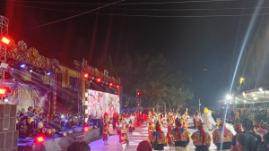 Hari jadi Kabupaten Sumenep ke-756 di depan keraton Sumenep.