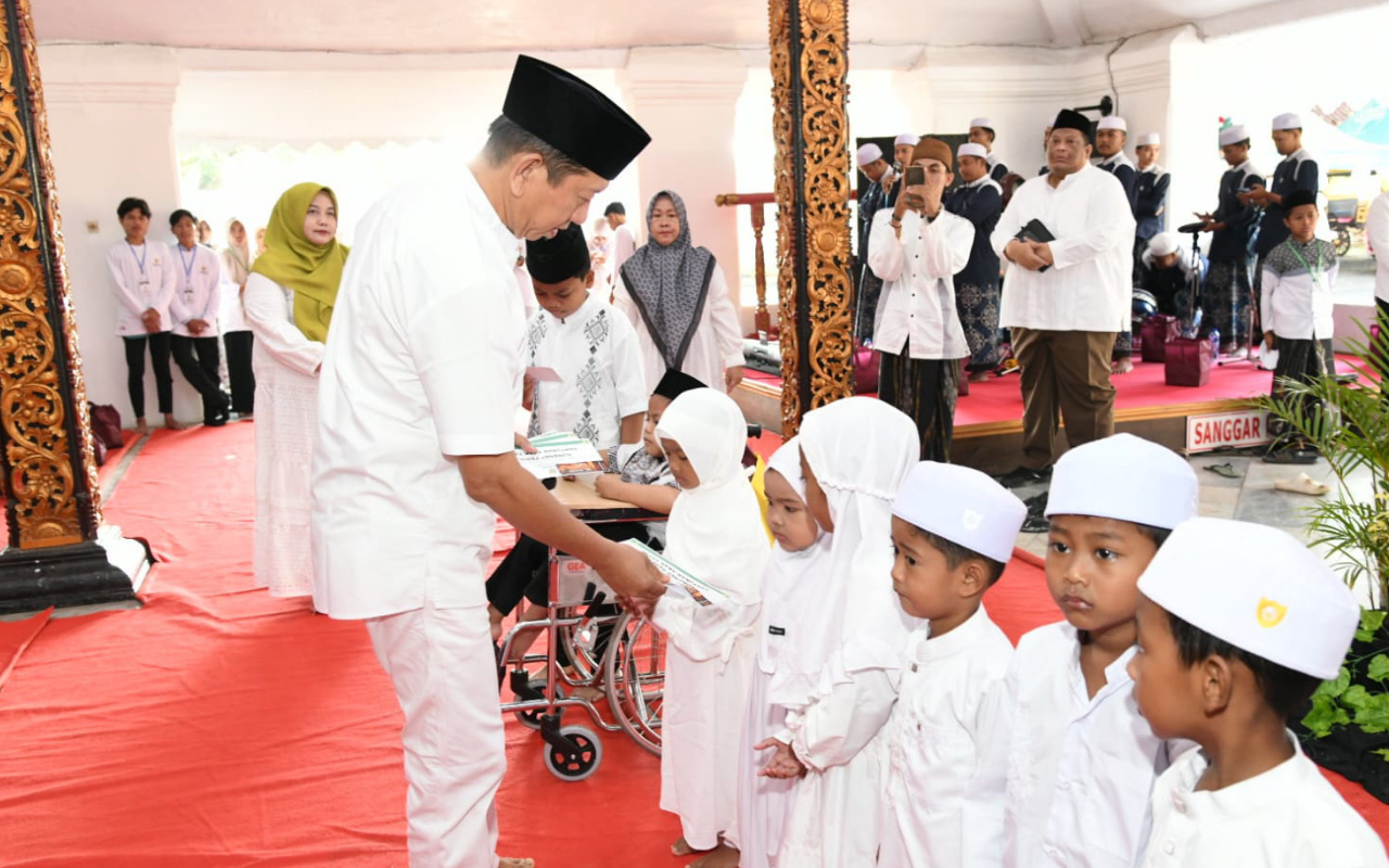 Momentum Pemkab Sumenep dan BAZNAS Gelar peringatan Isra’ Mi’raj dan Festival Kreasi 767 Anak Yatim di Pendopo Keraton. (Istimewa)