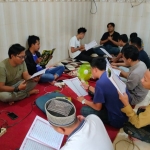 Khatmil Qur’an 30 Juz di Sekretariat PWRI Sumenep.