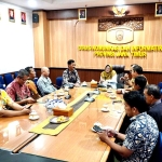 JMSI Jatim saat silaturahmi ke Dinas Komunikasi dan Informatika (Diskominfo) Jawa Timur. (Dok.Istimewa)