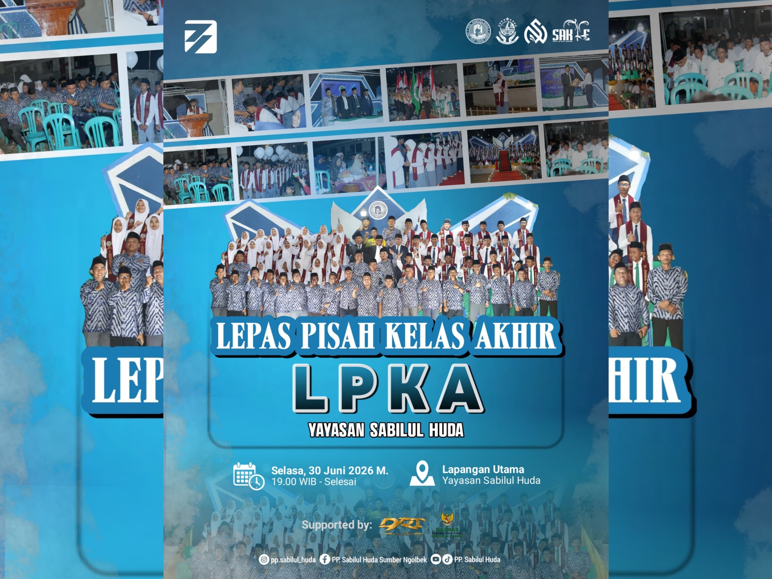 MALAM INI: LPKA Yayasan Sabilul Huda siap digelar. (Ist/JARAK.co)