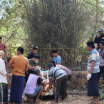 Petugas Kepolisian Olah TKP di Batang-Batang Daya, Kecamatan Batang-Batang, Kabupaten Sumenep.