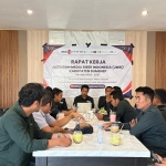 Rapat Kerja (Raker) JMSI Kabupaten Sumenep 2026-2027 yang berlangsung di RM Ayam Brewok Sakera, Kota Sumenep.