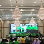 KHIDMAT : Prosesi Pengukuhan DPC PKB Sumenep bertempat di Myze Hotel Sumenep, Kamis (8/10/2026).