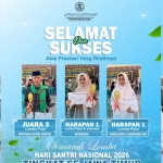 BANGGA: Tiga Santri Ponpes Hidayatul Ulum Raih Prestasi Tingkat Jatim. (Istimewa for JARAK.co)